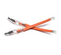 HKUCO Arancia Gambe del Telaio Trasparenti di Ricambio in Gomma per Oakley Crosslink Sweep/Switch Glasses Frame