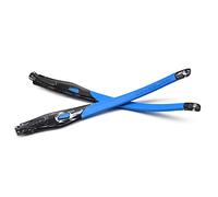 HKUCO Gambe di ricambio in gomma trasparente per telaio nero Oakley Crosslink Sweep/Switch Montatura per occhiali