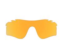 HKUCO Lenti Compatibile/Sostituzione per Oakley Radarlock Path Vented Occhiali da Sole Giallo Trasparente