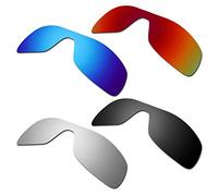 HKUCO Mens Compatible/Replaceable Lenses For Oakley Antix Red/Blue/Black/Titanium Sunglasses
