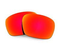 HKUCO Mens Compatible/Replaceable Lenses For Oakley Badman Sunglasses Red Polarized