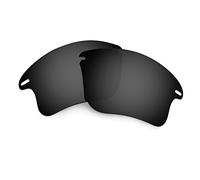 HKUCO Mens Compatible/Replaceable Lenses For Oakley Fast Jacket XL Sunglasses Black Polarized