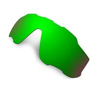 HKUCO Mens Compatible/Replaceable Lenses For Oakley Jawbreaker Sunglasses Emerald Green Polarized