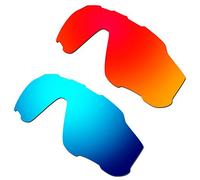 HKUCO Mens Compatible/Replaceable Lenses For Oakley Jawbreaker Sunglasses Red/Blue Polarized