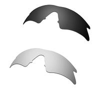 HKUCO Mens Compatible/Replaceable Lenses For Oakley M Frame Sweep Black/Titanium Sunglasses