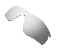 HKUCO Mens Compatible/Replaceable Lenses For Oakley RadarLock Path Sunglasses Titanium Mirror Polarized