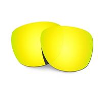 HKUCO Mens Compatible/Replaceable Lenses For Oakley Trillbe X Sunglasses 24K Gold Polarized