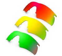 HKUCO Plus Mens Compatible/Replaceable Lenses for Oakley M Frame Hybrid - 3 Pair