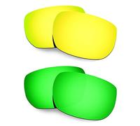 HKUCO Plus Mens Compatible/Replaceable Lenses For Oakley Style Switch - 2 pair