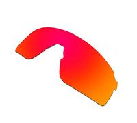 HKUCO Rafforzare Lenti Compatibile/Sostituzione per Oakley EV-Zero Blades Occhiali da sole Rosso Polarized