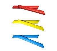 HKUCO Red/Blue/Yellow Compatible/Replaceable Silicone Leg Set for Oakley Minute 2.0 Sunglasses Earsocks Rubber Kit