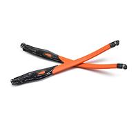 HKUCO Ricambio in gomma per gambe telaio nero trasparente per Oakley Crosslink Sweep/Switch Glasses frame
