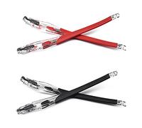 HKUCO Rosso/Nero Gambe del Telaio Trasparenti di Ricambio in Gomma per Oakley Crosslink Sweep/Switch Glasses Frame