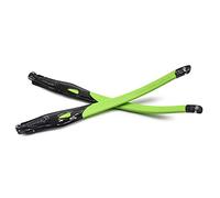 HKUCO Verde Chiaro Ricambio in Gomma per Gambe Telaio Nero Trasparente per Oakley Crosslink Sweep/Switch Glasses Frame