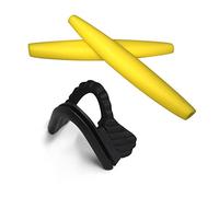 HKUCO Yellow Compatible/Replaceable Silicone Leg Nose Pads For Oakley M Frame Series Earsocks Rubber Kit