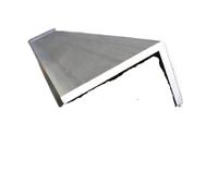 HKVTVCYPYA 1 pz 40x80mm Serie 6063 Profilo triangolare in lega di alluminio a forma di L ad angolo retto Materiali(40x80x5mm-49cm)