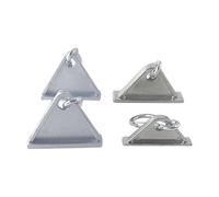 HKVTVCYPYA 10 ganci in lega di alluminio con clip e morsetto, gancio scorrevole for accessori in metallo mobili 2020 3030 4040(3030 4040)