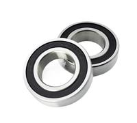 HKVTVCYPYA 10 pezzi 6005 2RS ZZ 25 * 47 * 12mm diametro interno 25mm cuscinetti a sfere a gola profonda in acciaio cromato(6005 2RS Normal)