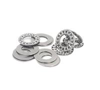 HKVTVCYPYA 10 pezzi AXK0619 889016 NTB0619 Cuscinetto a rullini reggispinta con due rondelle AS0619 6 * 19 * 4 mm