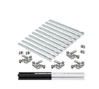 HKVTVCYPYA 10 pezzi Connettore dritto Profilo in alluminio Standard UE for staffa di giunzione a T/V CNC(4040-M8)