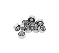 HKVTVCYPYA 10 pezzi Cuscinetti 3x7x3mm ABEC-7 Hobby Elettrico RC Auto Camion 683 RS 2RS Cuscinetti a sfere 683-2RS Nero Sigillato(10P6810RS)