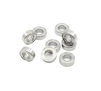 HKVTVCYPYA 10 pezzi di cuscinetti a sfere in acciaio cromato ABEC-7 in miniatura metrico MR63ZZ MR74ZZ MR104ZZ MR115ZZ MR126ZZ(MR105ZZW3 5X10X3)