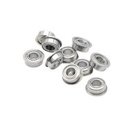 HKVTVCYPYA 10 pezzi MF105ZZ cuscinetto 5x10x4mm doppia schermatura miniatura flangiato cuscinetti a sfere MF105 Z ZZ(10PMF63ZZ)