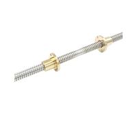 HKVTVCYPYA 1PC T14 Vite di comando destra-sinistra Lunghezza 100-1000 mm OD 14 mm Passo 3 mm con dado for parte stampante 3D(Lead 3mm-200mm)