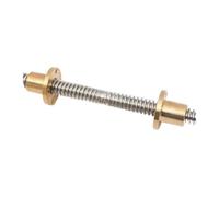 HKVTVCYPYA 1PC T16 Vite di comando destra-sinistra Lunghezza 100-600 mm OD 16 mm Passo 3/4 mm con dado for parte stampante 3D(Lead 3mm-550mm)