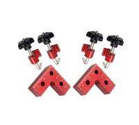HKVTVCYPYA 2/4set Squadre di posizionamento ad angolo retto a forma di L Morsetto angolare for falegnameria(2 Set)