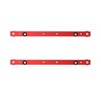HKVTVCYPYA 2 pezzi 30 modello T slot track mitra barra cursore calibro asta in lega di alluminio lavorazione del legno fai da te strumenti for falegname sega da tavolo(300mm red)