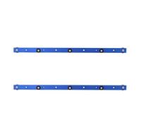 HKVTVCYPYA 2 pezzi 30 modello T slot track mitra barra cursore calibro asta in lega di alluminio lavorazione del legno fai da te strumenti for falegname sega da tavolo(450mm blue)