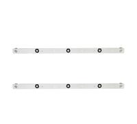 HKVTVCYPYA 2 pezzi 30 modello T slot track mitra barra cursore calibro asta in lega di alluminio lavorazione del legno fai da te strumenti for falegname sega da tavolo(450mm silvery)