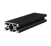 HKVTVCYPYA 2 pezzi di telaio estruso in alluminio con scanalatura a V 2040 N1 nero, parti for stampante 3D CNC standard UE, anodizzato lineare(600mm)
