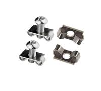 HKVTVCYPYA 20/50 pezzi M6 M8 M12 Profilo in alluminio UE 2020 3030 4040 4545 Chiusura a farfalla Connettore integrato(4040 M8-20pcs)