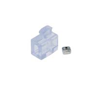 HKVTVCYPYA 24 pezzi di profilo in alluminio standard UE, particelle di gomma trasparente, blocco di plastica 2020/3030/4040/4545(4545 Spacer Block)