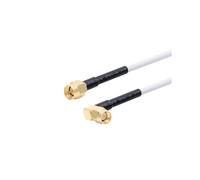 HKVTVCYPYA Adattatore for connettore di prolunga for antenna coassiale SMA maschio da 1M-15M a RG58 da 50ohm(SMA M to SMA M90-10M)