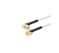HKVTVCYPYA Adattatore for connettore di prolunga for antenna coassiale SMA maschio da 1M-15M a RG58 da 50ohm(SMA M90 to SMA F90-5M)