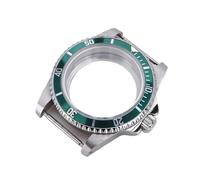 HKVTVCYPYA Cassa da 38 mm piatta/data finestra quadrante da 28,5 mm vetro zaffiro compatibile for movimento NH35 NH36 NH38 4R36 NH72(NO.6 Glass Back A)