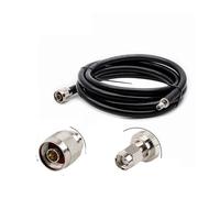 HKVTVCYPYA Cavo coassiale RF LMR400 SMA maschio a N femmina connettore cavo 50 Ohm 50-7 adattatore di prolunga a spirale(RP SMA F to N F-18M)