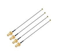 HKVTVCYPYA Cavo MHF da 10 pezzi SMA femmina a spina maschio UFL/u.FL/MHF Antenna RF coassiale RG1.13MM 0.81MM Estensione a spirale(SMA F to MHF4 F-10CM)