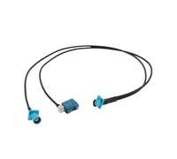 HKVTVCYPYA Cavo splitter for antenna GPS for auto for schermo Android Audio Fakra Z 1x maschio a 2x femmina ad angolo retto tipo Y RG174(Z M to ZM ZF90-50CM)
