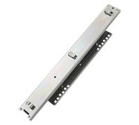 HKVTVCYPYA Guida di scorrimento con binario for cestello estraibile for cassetto dell'armadio da cucina, installazione laterale inferiore, larghezza regolabile(Bottom mounted 370mm)