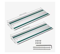 HKVTVCYPYA Guida for sega circolare da 600 mm in alluminio estruso for taglio dritto circolare, utensili for la lavorazione del legno fai da te(2PC)