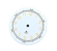 HKVTVCYPYA Lancette del quadrante dell'orologio bianco nero da 29 mm compatibili con il kit di strumenti di riparazione del movimento automatico NH35 NH36(White dial)