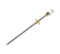 HKVTVCYPYA Motori elettrici Motore riduttore filettato T5x160mm N20 Motore a ingranaggi CC con flangia(6v 30rpm)