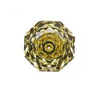 HKVTVCYPYA Pietre preziose sciolte in zirconia cubica ottagonale gialla Millennium taglio rosa 5A for la creazione di gioielli(8.0mm)