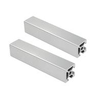 HKVTVCYPYA Profilo in alluminio 2020 N2, 2 pezzi, profilo in alluminio anodizzato standard europeo con scanalatura a T, guida lineare 2020, parte for stampante 3D CNC(550mm)