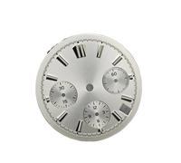 HKVTVCYPYA Quadrante da 29,5 mm con bagliore blu ghiaccio Effetto BGW9 Movimento della mano al quarzo Accessori Chiodo del piede 3.0 compatibile for VK63(White dial)