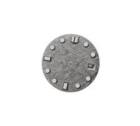 HKVTVCYPYA Quadrante dell'orologio da 28,5 mm Meteorite strutturato Accessori modificati luminosi verdi resistenti compatibili con il movimento NH35(Gray)